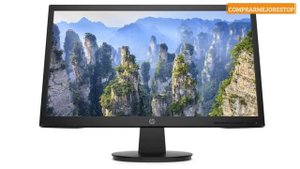 HP V24 - Monitor de 24" FHD (16:9, 1920 x 1080, 75 Hz, 1 ms, 1 x HDMI 1.4, 1 x VGA) negro