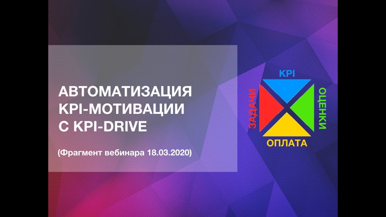 Как автоматизировать KPI-Мотивацию с помощью KPI-DRIVE