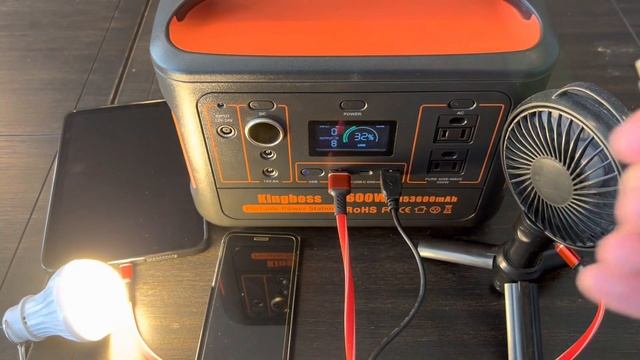 Kingboss 600W Portable Power Station (Solar Generator)