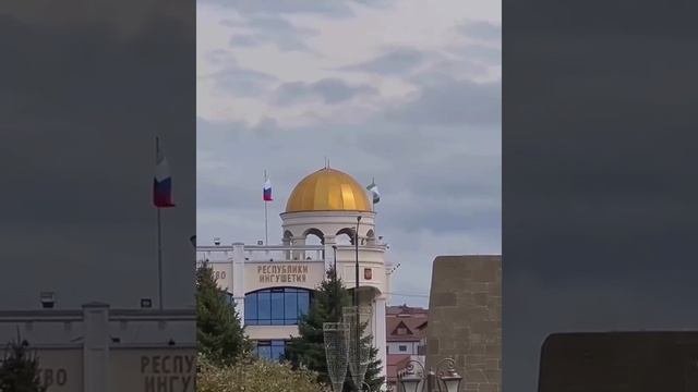 С башни Согласия в Ингушетии сняли флаг Палестины