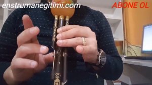 Hulusi Flüt Nota Yerleri ( Hulusi Flute A Chinese Ethnic Musical Instrument Notes )