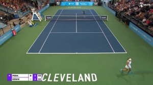 Bernarda Pera vs. Sofia Kenin | 2022 Cleveland Quarterfinals | WTA Match Highlights