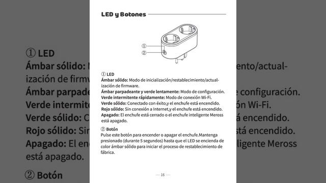 Meross MSS120 Smart Wi-Fi Plug EU Version - Multi-language User Manual #meross смотреть онлайн