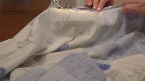 как правильно прошить пелёнки.