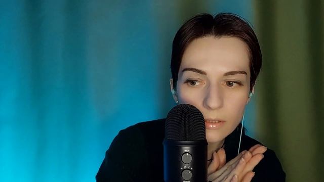 АСМР ? Близкий и медленный шёпот без ветрозащиты + лёгкие звуки рук ? ASMR для сна с ушка на ушко