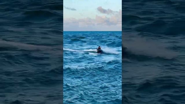 Sunset Jet-ski Ride at the Haulover Inlet in Miami, Florida, USA