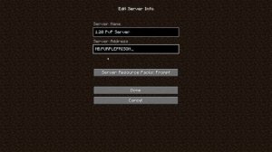 Minecraft 1.20 PvP Server IP Address