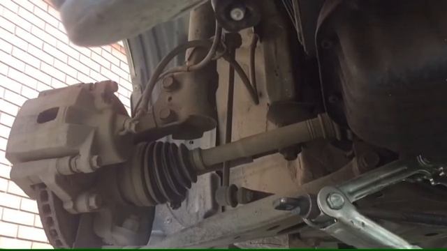 Тойта Раф4-замена натяжителя ремня приводного. смотреть онлайн