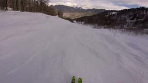 Роза Хутор 2017 - Скоростной спуск на горных лыжах, отдых в Сочи