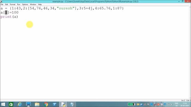 Importance of Dictionary Data Type in Python / Dictionary Datatype explanation with Examples