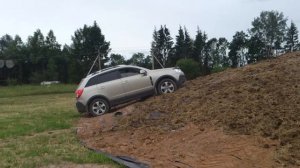 Opel Antara 3.2 v6 лезем в гору 1 попытка
