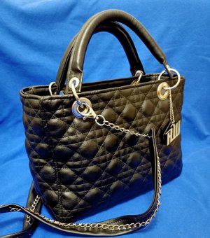 Как сшить сумку. МК Стильная стеганная сумка DIOR. Сумка из кожи эко кожи. How to sew a bag. 16+