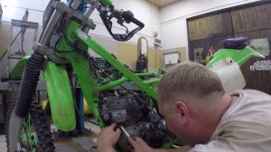 Замена поршня на мотоцикле 2т