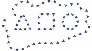 Фигуры вдоль линии TimVisio