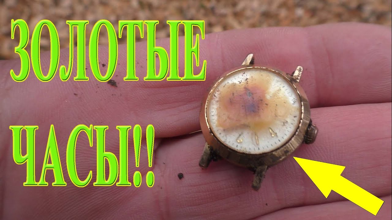 ЗОЛОТЫЕ ЧАСЫ НА КОПЕ! Коп с металлоискателем Эквинокс 800