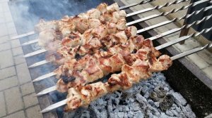 Шашлык на мангале 120мм
