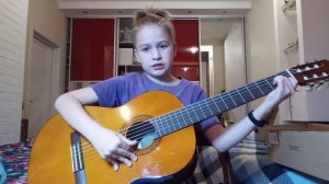 Как играть кузнечика на гитаре. Обучение с аккордами.