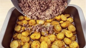 Быстрый и простой рецепт картофеля с мясным фаршем для всей семьи
