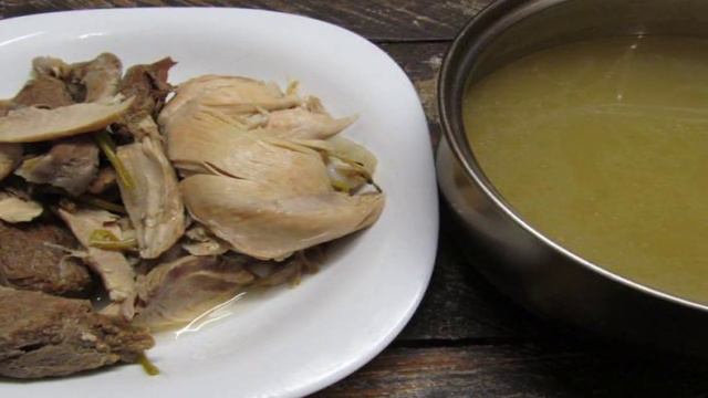 Пасхальное заливное из курицы и говядины