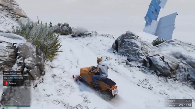 СМЕРТЕЛЬНЫЕ ТРЮКИ НА СНЕГОХОДЕ В GTA 5 ONLINE (GTA 5 Online Моды) смотреть онлайн