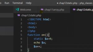 Day 12 Static keyword php, php static keyword (hindi)