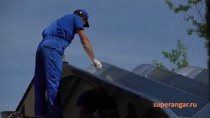 Сборка ангара модели P