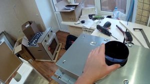 Монтаж вытяжки Jetair AURORA LX/GRX/F/60