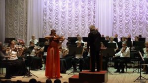 Выступление симфонического оркестра. Speech by the  Philharmonic Orchestra .