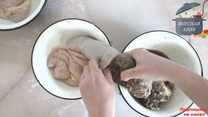 Колбасный деликатес из конины чучук (казы)./A sausage delicacy from horse meat chuchuk (kazy).