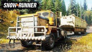SNOW RUNNER - БУРОВАЯ - БОЛЬШИЕ ГРУЗОВИКИ - ПЕРЕВОЗКА ГРУЗОВ ДЛЯ ДЕТЕЙ - МУЛЬТ 0+