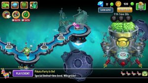 ТРАВА МАГНИТ vs ГАРГАНТЮА!!! Plants vs. Zombies 2: It's about time #23