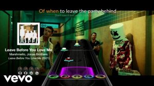 Marshmello, Jonas Brothers - Leave Before You Love Me | Clone Hero Chart