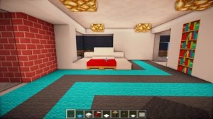 Minecraft: Large Modern House (#15) Interior Tutorial - How to Build a House in Minecraft