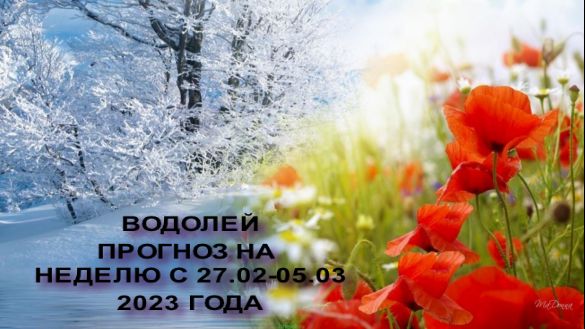 ВОДОЛЕЙ ГОРОСКОП НА НЕДЕЛЮ С 27.02 ПО 05.03. 2023 ГОДА