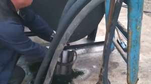 Готовая установленная пиролизная печь в работе