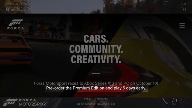 Forza Motorsport  | CAR LIST |  GAME PASS  |  NEW FEATURES | MONTHLY CHALLENGE