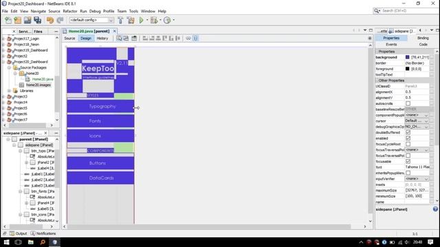 Java Netbeans Swing UI Design 2017 - Side Pane Inspiration смотреть онлайн