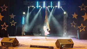 Воздушная гимнастика! Воздушная акробатика! Полтава . Цирк молодость. Лера.