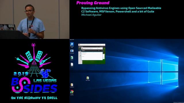 PG - Bypassing Antivirus Engines using Open Sourced Malleable C2 Software, MSFVenom, Powershell and смотреть онлайн