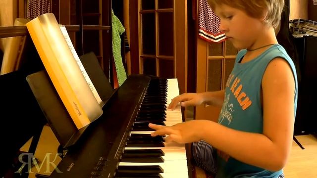 Менуэт Моцарт Minuet Mozart 1-й класс музыкальной школы фортепиано. ЯМКА