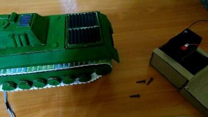 Мой самодельный танк на радиоуправлении! Трудоёмкий проект.