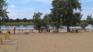 Жизнь в городе. Волжский 23.07.2023г. Городской пляж.
