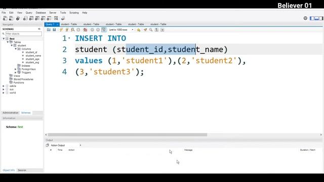 Insert Data into Table in Sql in Telugu | DBMS Tutorial | MySQL