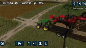 HARVESTING SUGARCANE - Farming Simulator 23