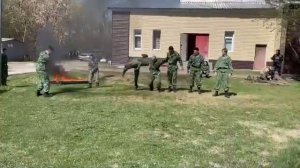 Показательное выступление  Военно-патриотического клуба