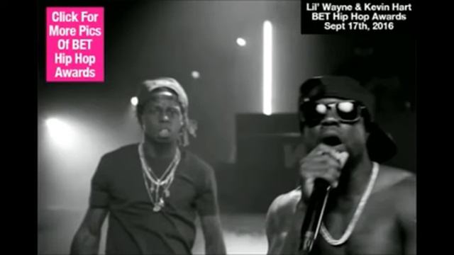 Kevin Hart Chocolate Droppa & Lil Wayne 2016 BET Hip Hop Awards Cypher
