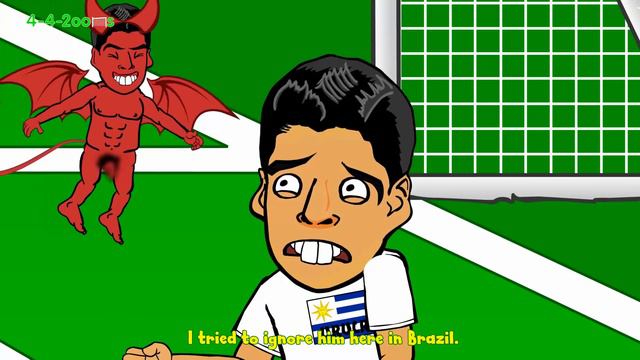 😁LUIS SUAREZ BITE on Chiellini😁 Italy vs Uruguay by 442oons 0-1(World Cup Cartoon 24.6.14) BeatIit смотреть онлайн