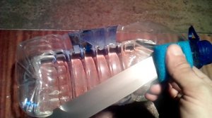 Травление клинка в уксусной кислоте.