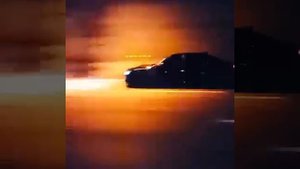 Дикий разгон BMW M5 в туннеле