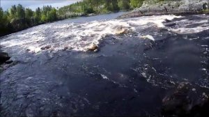 Сплав по реке Чирка-Кемь (Карелия) 2015 - Рубилово в порогах